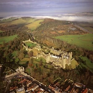 Breaks Gallery: England - Aerial view of Arundel Castle, Arundel