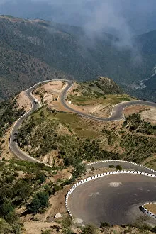 Images Dated 22nd February 2007: Eritrea - The old road from Asmara to Massawa - Built by Italians during colonialism - Africa