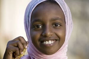 Eritrean Girl - Wearing headwear