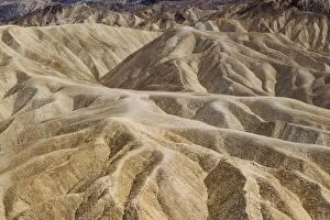 Images Dated 2nd April 2011: Eroded badlands at Gower Gulch seen from Zabriskie Point