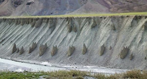 Images Dated 16th May 2011: Eroded formation of mountain, Himalayas