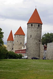 Estonia, Tallinn. The historic walls