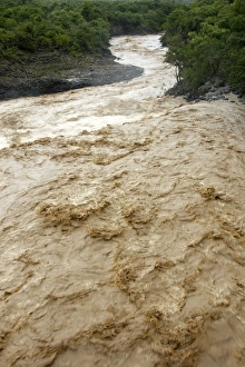 Images Dated 8th August 2006: Ethiopia - floods of the Omo River in the south of Ethiopia
