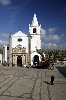 Images Dated 11th February 2010: Europe, Portugal, Obidos. Santa Maria Church