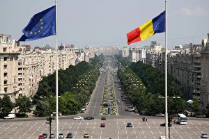 Europe, Romania, Bucharest, The view of
