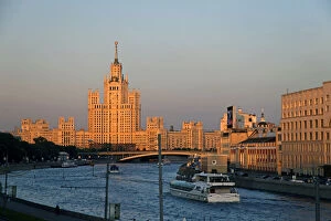 Europe, Russia, Moscow. The Moskva River