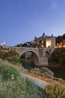 Europe, Spain, Toledo, Alcantara Bridge