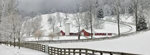 Images Dated 1st January 2008: Farm - in winter just after snow storm