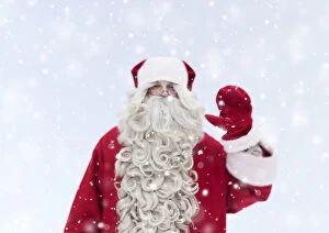 Beard Gallery: Father Christmas / Santa waving