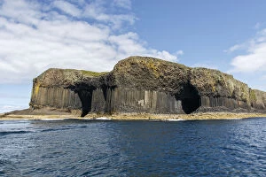 Fingals Cave of Staffa Island, volcanic island