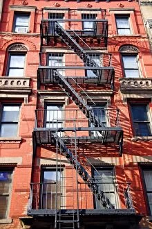 Fire escape in New York, America Paul Brown