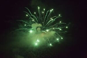 Images Dated 8th June 2009: Fireworks at night - Marbella - Malaga province