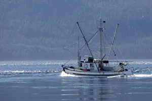 Trawlers Prints: Fishing boat. Johnstone Strait - British Colombia - Canada