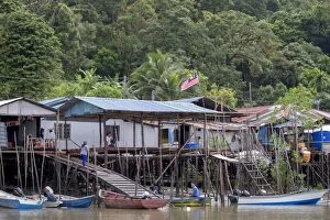 Fishing Village on the river Salak