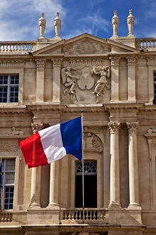 Flies Gallery: Flag flies from the Hotel de Ville, Arles