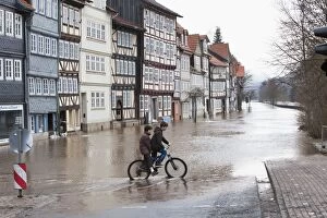 Images Dated 10th January 2011: Flooding through Snowmelt - of Hann