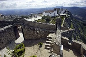 Fortress Mavao - with view of National Park Sierra de Sao Mamede