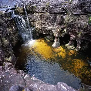 Fosso (Sinkhole), summit of Mount Roraima (Cerro Roraima), Tepuis, Venezuela, South America