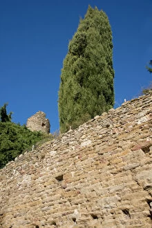 France, Provence, Bormes-les-Mimosas. Ruins