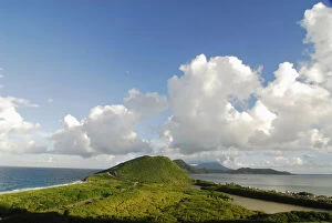 Frigate bay, south Saint Kitts, overview