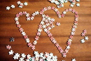 FRR-269 Cute - jigsaw piece hearts