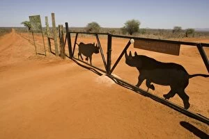 Gate Entrance to The Ngulia Black Rhino Sanctuary