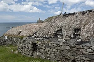 Images Dated 16th June 2009: Gearrannan Blackhouse Village - Restored thatched cottages - Carloway - Lewis - Outer Hebrides