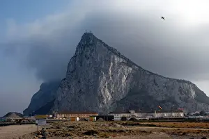 Wind Prints: Gibraltar - Rock of Gibraltar with Levante / East Wind Strait of Gibraltar - Spain