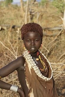 Images Dated 19th August 2005: Girl - Hamer tribe