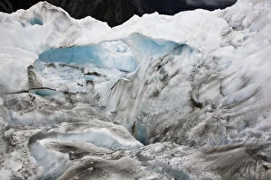 Glacial peak, Franz Josef Glacier. Westland