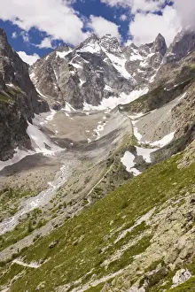 Conservation Prints: Glacier Noir and the Barre des Ecrins (4102 metres) in the Ecrins National Park