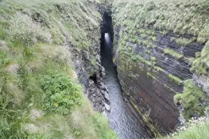 Opening Prints: The Gloup a collapsed sea cave - Orkney Mainland LA005288