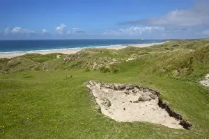 Godrevy Prints: Godrevy - From Upton Towans - Cornwall - UK
