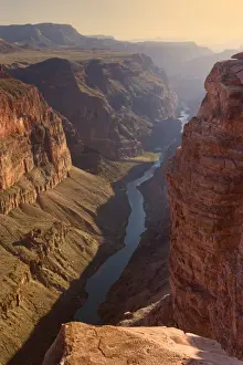 Gorge Prints: Grand Canyon and Colorado River - evening at the North Rim of the Grand Canyon at Toroweap - Toroweap