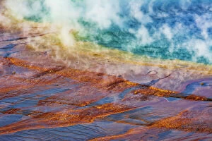 Danita Delimont Collection: Grand Prismatic Spring, Yellowstone National Park, Wyoming, USA. Date: 25-05-2021