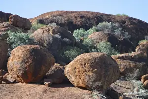 Granite formations The Red Centre, Central Australia West of Marla, northern South Australia