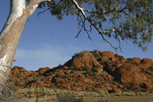 Images Dated 8th June 2003: Granite formations 'The Red Centre' Central Australia. West of Marla, northern South Australia