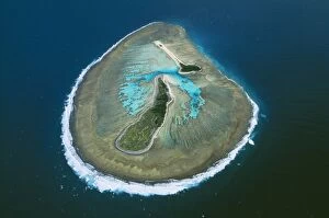 Colonies Gallery: Great Barrier Reef - aerial view - sand & shingle cays. Great Barrier Reef - aerial view - sand & shingle cays