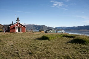 Greenland, Brattahlid (Qassiarsuk). Viking