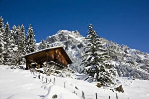 Bernese Gallery: Griesalp and Steineberg in deep snow in