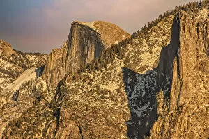 Yosemite Collection: Half Dome from Tunnel Outlook, Yosemite, California. Date: 07-02-2022