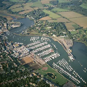 Quay Prints: Hampshire AW 6460 Boat Marina, Lymington