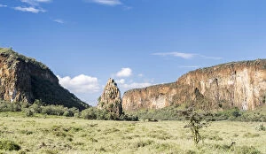 Hell's Gate National Park in Kenya near