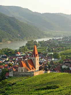 Historic village Weissenkirchen located in wine-growing area, UNESCO World Heritage Site. Lower Austria Date: 12-09-2020