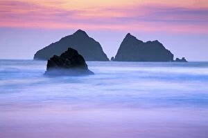 Sunsets & Sunrises Collection: Holywell Bay - The Carters - Cornwall - UK - Sunset