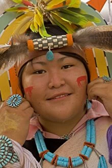 Images Dated 31st August 2008: Hopi Girl - Hopi Reservation