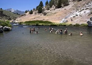 Hot creek geological site - part of Owens River