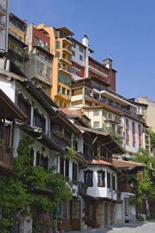 Houses built on the hillside, Veliko Tarnovo