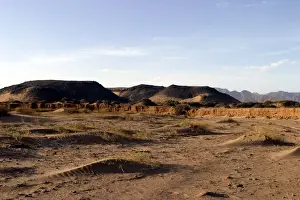 Huab River. Dry river bed, Namibia
