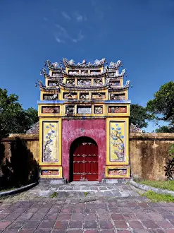 Hue Citadel: Imperial city Vietnam - designated a World Heritage Site in 1993 the citadel was established by Emperor Gia Long in 1805 - The huge fortress comprises three concentric enclosures - the Civic